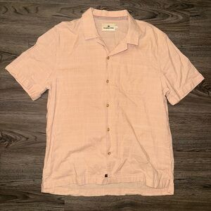 The Normal Brand Freshwater Camp Shirt in Salmon Plaid For Men XL